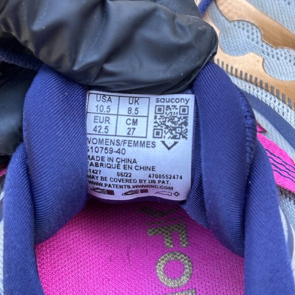 Saucony Triumph 20 Prospect Glass women's 10.5 training running sneakers shoes - Picture 7 of 7